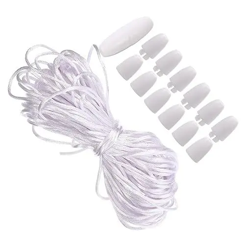 Produktbild: YOSADIER Geflochtenes Seil Aus Nylon Und Kunststoff Mehrzweckseil Für Basteln DIY-projekte Geschenkverpackung Heimwerkerbedarf Mit Schmuckverschlüssen