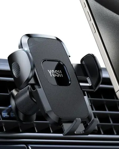 Produktbild: YOSH Handyhalterung Auto Lüftung, (Aufgerüsteter Doppelhaken) Superstabil Universal KFZ Handyhalterung für Autos, Kompatibel für iPhone 16/15/14/13/12 Pro Max Plus,Galaxy,Pixel 4-7 Zoll Smartphone