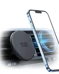 Produktbild: YOSH Mag-Safe Autohalterung, Handyhalterung Auto Magnet,Lüftung KFZ Handyhalterung mit Ultra-stabiler Lüftungsclip, Magnet Handyhalterung fürs Auto nur für iPhone 16/15/14/13/12 Serie & Magsafe-Hüllen