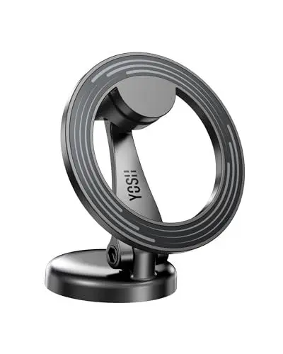 Produktbild: YOSH Mag-Safe Autohalterung, Magnetische Handyhalter Auto, Armaturenbrett Handyhalterung Auto mit 20x N55 Magnet, Magnet Halterung für iPhone iPhone 16 15 14 13 12 Samsung Pixel Smartphone