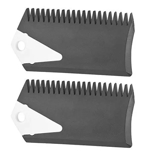 Produktbild: 2 Stück/Set Wachskamm Für Surfbrett, PVC Surfbrett Kamm Und Schaber, Surfboard Scraper, Surfboard Wax Remover, Skimboarding Wax Remover Scraper, Surfboard Comb