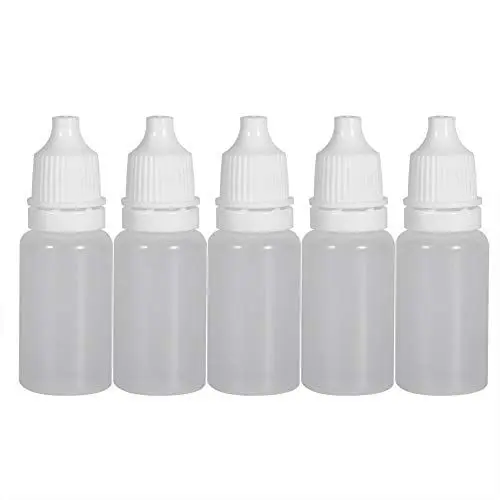 Produktbild: Yosoo 50 einfacheren Befüllen Flaschen Pipette Leere bereits sterilisiert Flasche mit kleine Pipette aus weichem Kunststoff für Tropfen für die Augen und anderen Flüssigkeiten in 10 ml (50 Stück)