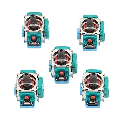 Produktbild: Yosoo Health Gear 5-teiliger Ersatz-3D-Joystick, Game-Controller-Analog-Stick-Ersatz-Joystick für PS5, Game-Controller-Analog-Stick-Modul für für PS5-Game-Controller,