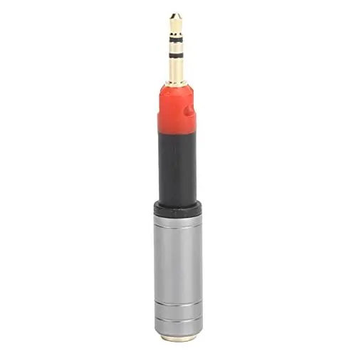 Produktbild: 2,5-mm-Stecker auf 3,5-mm-Buchse Stereo-Audio-Konverter, Metallgehäuse-Kopfhörer-Audio-Adapter-Konverter für ATH-M70X M40X M50X M60X Usw.