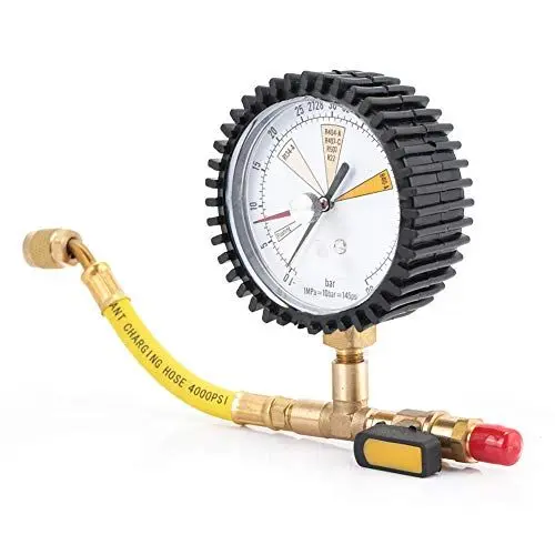 Produktbild: Yosoo Health Gear Manometer, Druckmessgerät für R134a, R22, R407C, R410A, R404A, R507, R422D, R32