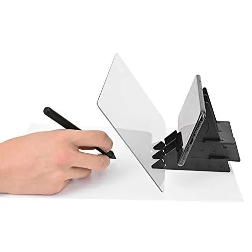 Produktbild: Yosoo Health Gear Zeichnungs-Reflexionstafel, Kopie, Spiegelzeichnung, Schablonentafel, Spiegelzeichnung, Telefon, Lichttafel, Zeichen- und Beschriftungshilfen