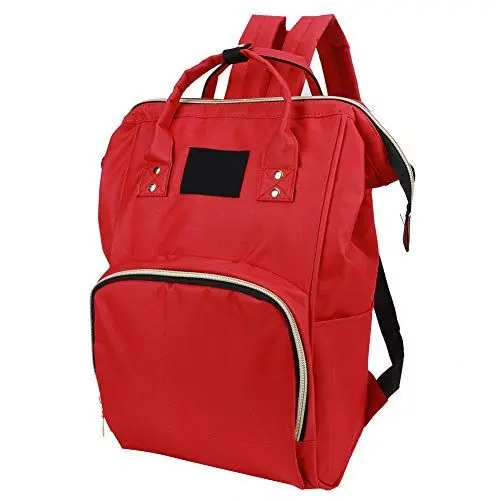 Produktbild: Yosoo Umstandswindeltasche, Wickelrucksack mit Großem Fassungsvermögen und Wärmeisolierung für die Stillzeit der Mutter, Rot (Rot)
