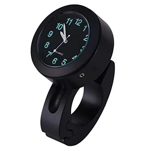 Produktbild: Yosoo wasserdichte Motorrad-Lenkeruhr, Motorrad-Digitaluhr-Lenker für Motorrad, Cruiser, Chopper, Custom mit 7/8 