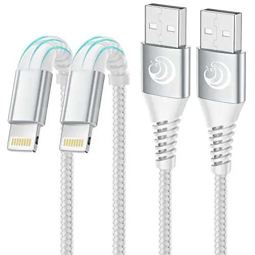 Produktbild: Yosou iPhone Ladekabel, Lightning Kabel (2Pack 2M) Schnellladekabel iPhone Fast Lightning auf USB iPhone Kabel Ladekabel Kompatibel mit iPhone 14 13 12 11 Pro XS Max XR X 8 7 Plus 5s SE 2020,iPad