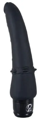 Produktbild: You2Toys Vibra Lotus Black Vibrator - softer Analvibrator für sie und ihn, Stimulator mit 7 Vibrationsstufen, Massagestab für Anfänger und Profis, schwarz