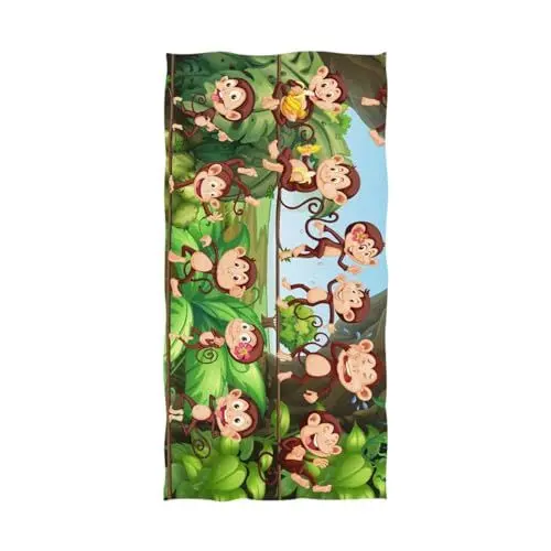 Produktbild: YOUJUNER Strandtuch Cartoon niedlicher AFFE Groß Badetuch Badetücher Handtücher Reisehandtuch Strandtücher Saunatücher Towel