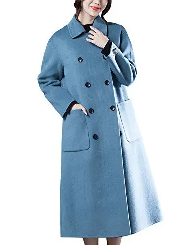 Produktbild: Youlee Damen Winter Herbst Beidseitig Kaschmir Mantel Lange Mäntel Style 6 M