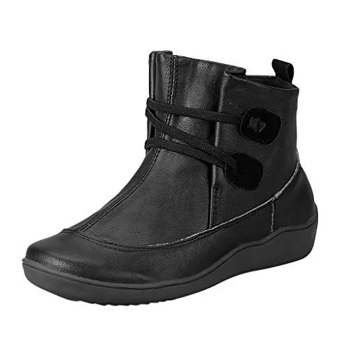 Produktbild: Yowablo Hausschuhe Baumwolle Pantoffeln Slippers Plüsch Pantoffeln Wärme Hausschuhe rutschfeste Slippers Badelatschen Badeslipper Riemchensandalen Slipper (41 EU,Plus Samt-Schwarz)