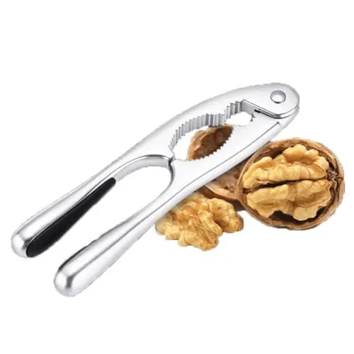 Produktbild: YOYEAH 1 Stück Nussknacker - Perfekt für alle Nüsse - Verstärkte Kraftübertragung - Ergonomischer Griff aus Edelstahl - Robustes Metall - Für Walnüsse und Haselnüsse