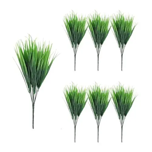 Produktbild: YOYEAH 6 Stück Kunstgräser künstliche Gras Deko UV-beständig für Innen und Außen, die perfekte Kunstpflanze ohne Topf, dekoratives Ziergras künstlich für Garten und Terrasse