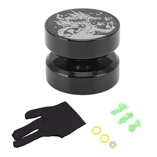 Produktbild: Yoyo-Ball, Legierung für Erwachsene, Exquisites Yoyo-Spielzeugset mit Dichtungs-Ersatzlager (Black)