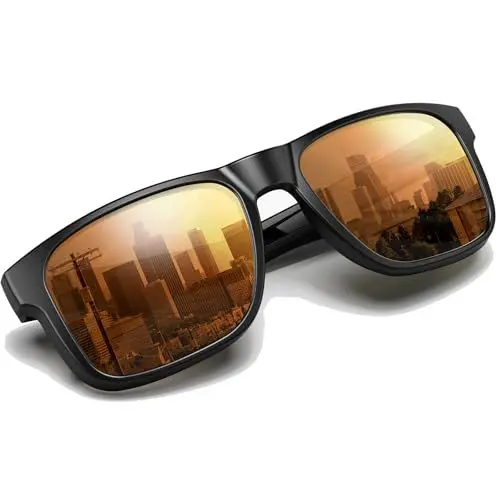 Produktbild: YOZISS Polarisiert Sonnenbrillen für Herren Damen,UV400 Schutz Sonnenbrillen Verspiegelt Ultraleicht Sportbrillen für Autofahren,Bootfahren,Angeln,Golf
