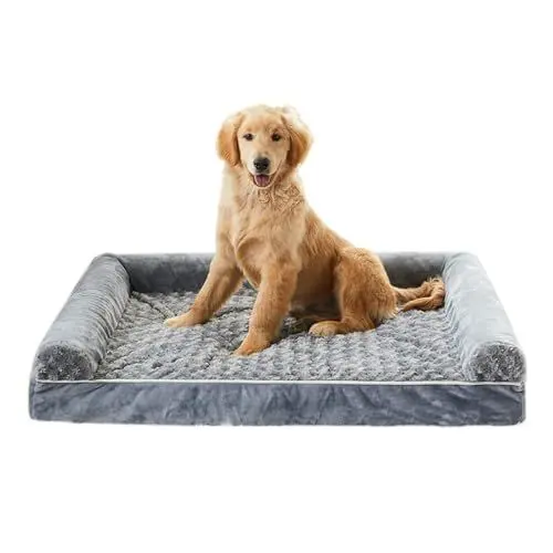 Produktbild: YPDOPORA Hundebetten Für Große Hunde, Orthopädisches Hundebett Für Mittelgroße Und Große Hunde, Großes Wasserdichtes Hundebett Mit Abnehmbarem, Waschbarem Bezug,L