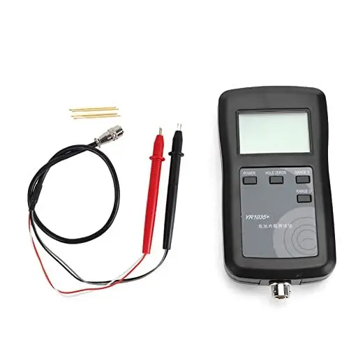Produktbild: YR1035 AC DC, Vier-Leiter-System Hochpräzises Lithium-Batterie-Digitalmessgerät, Innenwiderstandsprüfgerät, Detektor, Misst Genau die Spannungskapazität für Auto/Boot/Motorrad