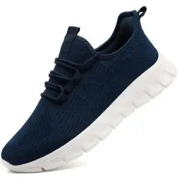 Produktbild: YRLTYO Laufschuhe Herren Sportschuhe Sneaker Herrenschuhe Tennisschuhe Leichte Turnschuhe Atmungsaktiv Sommerschuhe Outdoor Fitness Tennis Walkingschuhe Blau 43