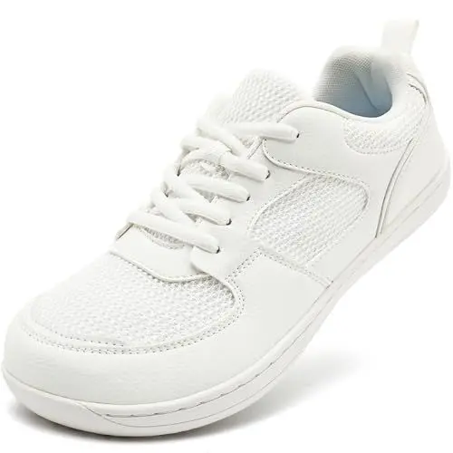 Produktbild: YRLTYO Schuhe Herren Sneaker Freizeitschuhe breit Walkingschuhe Sportschuhe Turnschuhe Laufschuhe leicht atmungsaktiv Weit Zehenschuhe Weiß 44