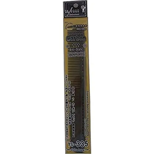 Produktbild: Y.S. Park Schneidekamm 335 carbon schw.
