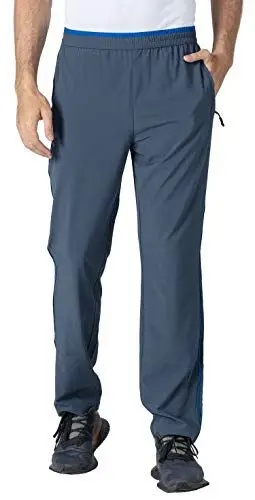 Produktbild: YSENTO Herren Sporthose Lang Jogginghose Schnell Trocknen Atmungsaktiv Leichte Traininghose Fitness Running Freizeithose(Hellgrau,XXL)