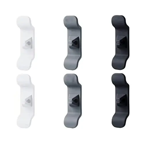Produktbild: YSTrillion Kabelorganisation 6 Stück Kabelhalter für Küchengeräte,Selbstklebend Kabelclips Kabel Organizer,Küchengeräte kabelaufwickler für kleine Haushaltsgeräte