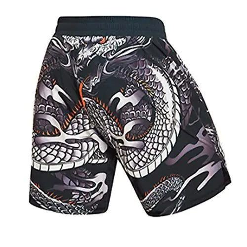 Produktbild: YSYFZ Herren Free Fighting Shorts Boxen Laufen Fitness Training Shorts MMA BJJ UFC