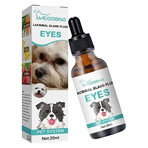 Produktbild: YTGER 2 Fleckenentferner für Hundetränen | Pet Eye Cleaning Essentials Augentropfen für Katzen und Hunde - Cats Cleaner Dogs Effektiver Augenspüler für juckende rote Augen