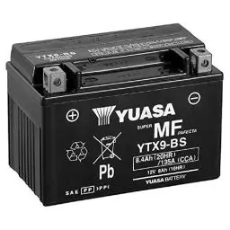 Produktbild: Yuasa YTX9-(WC) - Batteria SLA di ricambio, 12V, 8Ah, 15 x 8.7 x 10.5 cm