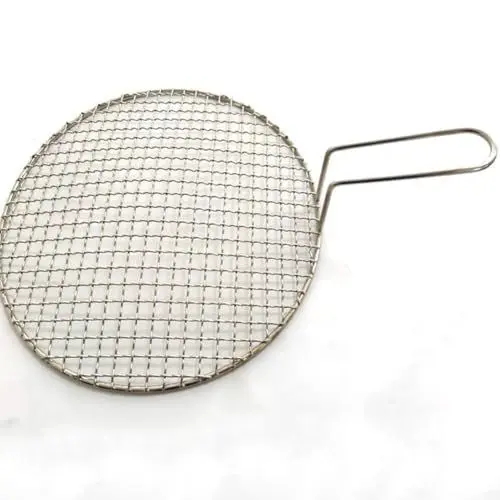 Produktbild: YUANGANG Fisch-Grillkorb, rundes Grillgitter mit Griff, Camping-Grillrost für Fischgemüse, perfekt für Outdoor-Camping (25 cm), 92LG6F92WD9FJMHWI1FOIA9Z2E