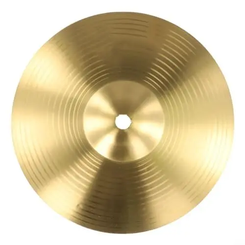 Produktbild: YUANGANG Schlagzeug-Becken-Set, Schlagzeug, Splash, Crash, HiHat, Jazz-Trommel, Becken für Schlagzeug-Set für Blechblasinstrumente (20,3 cm)