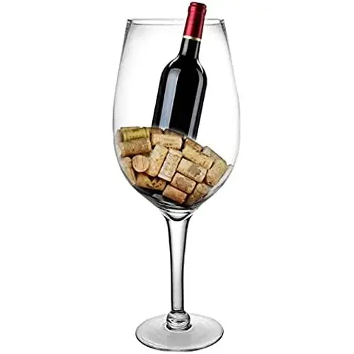 Produktbild: YUANXIN Riesiges Weinglas Riesiges Stielglas Kreativer überdimensionaler Kelch Extra große Champagnergläser Bierkrug Rotweingläser (2500ml)