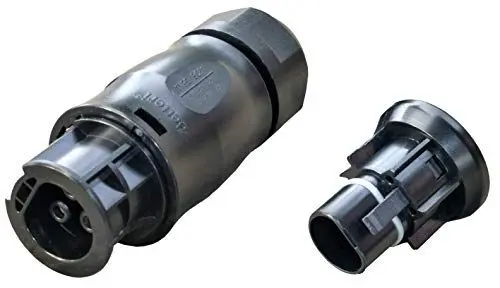 Produktbild: Yubaoly Betteri BC01 Netzanschluss Buchse Netz Stecker mit Endkappe im Set IP67 3-polig-524-DE2