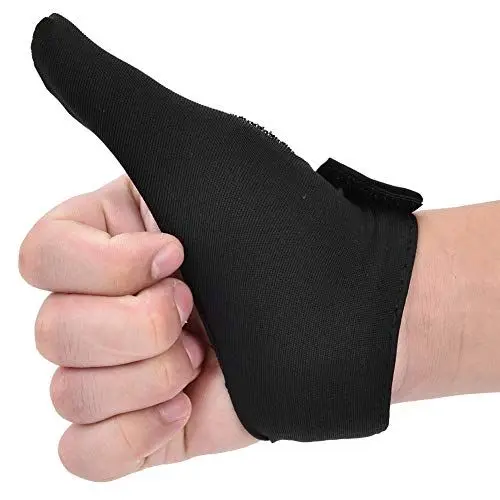 Produktbild: Yuehuamech Bowlinghandschuhe Erwachsene Rechts/Links Bowlingkugel Sport Fingergriff Getriebe Schutzhandschuh Thumb Stabilizer Fingerschiene Daumenstütze Komprimierung Wrap