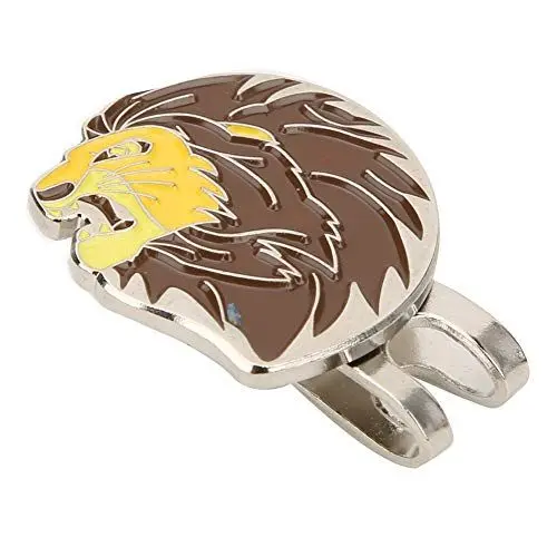 Produktbild: Yuezhongoo Tragbares Mini-Golf-Label, Golf-Cap-Clip, Tier-Löwe, magnetisches Outdoor-Zubehör, Golf-Cap-Clip-Zubehör kann einfach am Hut befestigt Werden