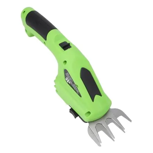 Produktbild: YUMILI 2-in-1 Akku-Grasschere und Heckenschere, 1300 MAh Lithium-Batterie, Elektrischer Handschneider für Garten und Hof