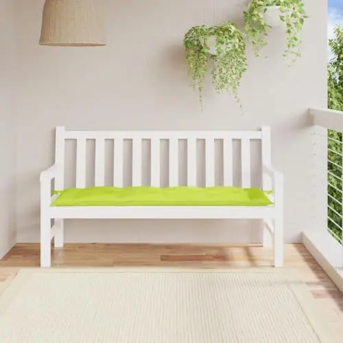 Produktbild: Yunir Outdoor-Bankkissen, Oxford-Stoff, Gartenbankkissen, Hellgrün, 149,9 X 59,7 X 7,1 cm, Stuhlkissen für Terrassenmöbel, für Garten- und Terrassenmöbel