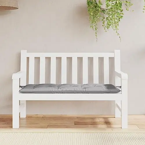 Produktbild: Yunir Tufting-Kissen für Terrassenbank, Schaukelstuhlkissen, Weiches Sitz- und Rückenkissen für Outdoor-Bank, Taupe, Outdoor-Sofa, Weicher Stoff, 120 X 50 X 7 cm
