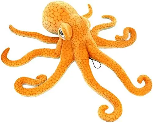 Produktbild: YunNasi Kuscheltier Krake Kreative Plüschtier Oktopus Kissen Naturgetreu Gestaltet, Prima als Spielzeug Geschenke für Kinder (50cm)