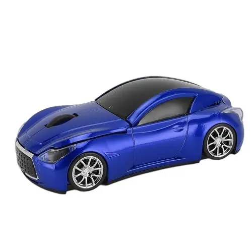 Produktbild: 2,4-GHz-Auto-Funkmaus, Kabellose Auto-Maus mit Automatischem Schlafmodus für zu Hause für PC (Blue)