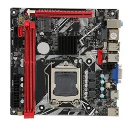 Produktbild: Yunseity B75 MS ITX Motherboard, DDR3 LGA 1155 PC Mainboard Unterstützung NVME M.2 WiFi M.2 USB3.0 SATA3.0 PCI E 16X Gaming Mainboard