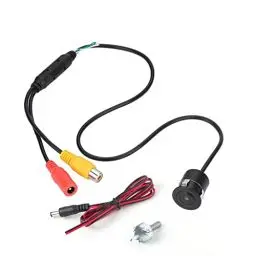 Produktbild: Yunseity CCTV Überwachungskamera, 170° Weitwinkel CCTV CCD Kamera IR Nachtsicht, IP68 Wasserdicht, Kabelgebundene Überwachungskamera für Auto