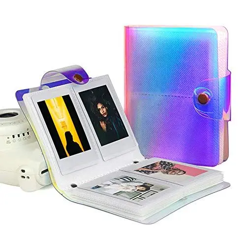 Produktbild: Yunseity -Fotoalbum mit 64 Taschen für -Kameras, Kleines Fotobuchalbum für 3-Zoll-Filmfotos