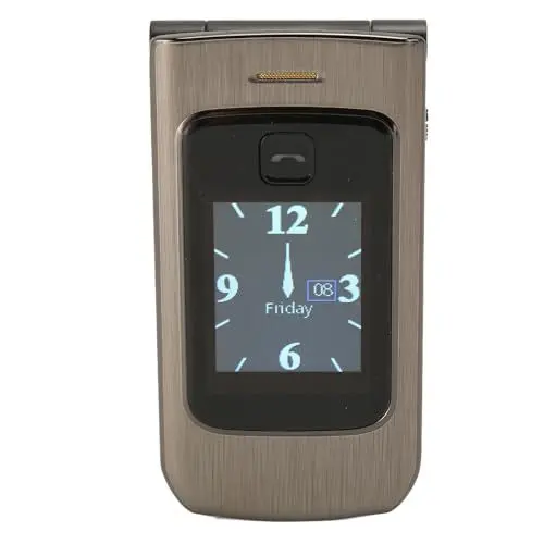 Produktbild: Yunseity Senioren-Handy, Basis-Handy 2,6 Zoll 1,77 Zoll Dual-Screen für Geschenke (Grey)