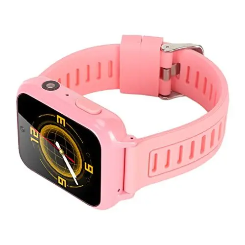 Produktbild: Yunseity Smartwatch, 400 MAh Taschenlampe, Smartphone-Uhr, Dual-Kameras, 0,3 MP, 1,54 Zoll, Tragbar, für Schule und Outdoor (PINK)