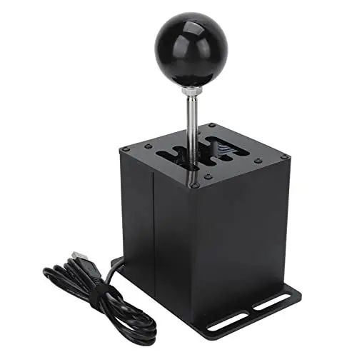 Produktbild: Yunseity USB Simulator Shifter für ATS ETS Dust WRC SIM Racing Games, USB H Gaming Gear Shifter 7R Gearshifter für G29 G27 G25 G920, für T300RS, GT