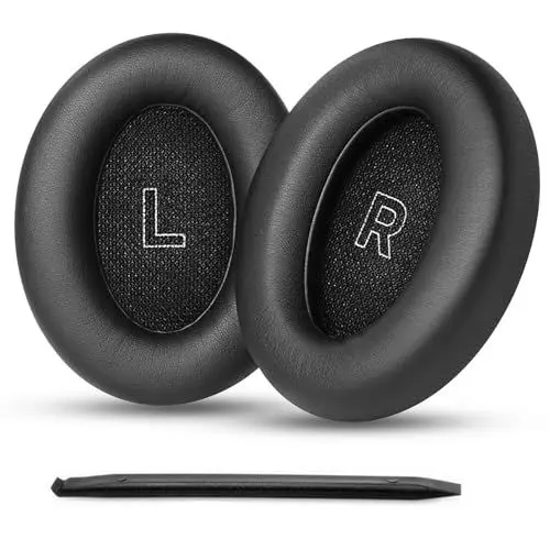 Produktbild: YunYiYi QC Ultra Ohrpolster, Ersatz-Ohrpolster, kompatibel mit Bose QuietComfort Ultra Headset, Protein-Leder, Ersatz-Kopfbügel-Ohrpolster, Ohrmuscheln