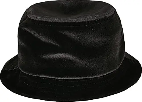 Produktbild: Yupoong Flexfit Unisex Velvet Bucket Hat Fischerhut aus angenehmem Samt-Material, schimmernder Anglerhut, Einheitsgröße One Size